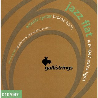 Galli Strings AJF1047 Extra Light 80/20 Bronze アコースティックギター弦 .010-.047【WEBSHOP】