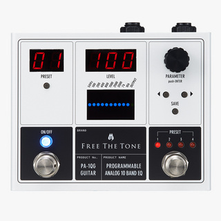Free The Tone PROGRAMMABLE ANALOG 10 BAND EQ PA-1QG【即納可能】【送料無料】