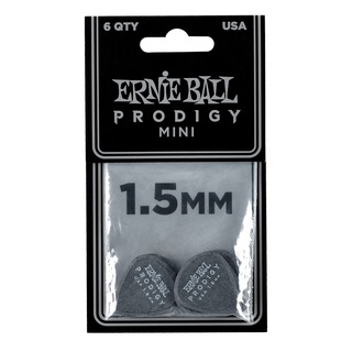 ERNIE BALL アーニーボール ERNIE BALL Prodigy Picks ＃9200 Black Mini 1.50mm 6枚入り