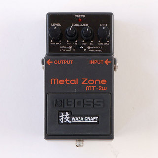 BOSS 【中古】 BOSS MT-2W WAZA CRAFT Metal Zone メタルゾーン ディストーション ギターエフェクター