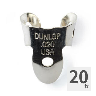 Jim Dunlop36R020 Nickel Silver Mini Fingerpicks フィンガーピック×20枚