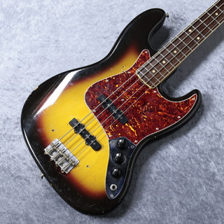 Fender 1966 Jazz Bass " Bound Dot & Paddle Peg " - Sunburst - 
