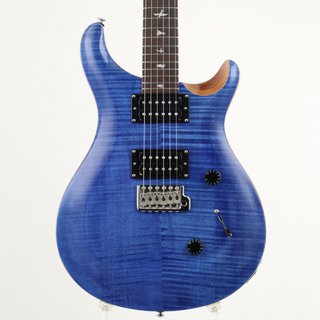 PRS SE SE Custom 24 Beveled Top Blue Matteo / Natural Back 【心斎橋店】