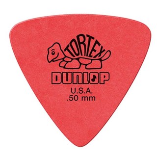 Jim Dunlop 431R Tortex Triangle Picks 0.50mm (Red)×10枚セット