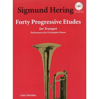 CARL FISCHER ヘリング ： 40の発展的な練習曲 (オンライン・オーディオ・アクセスコード付)