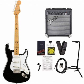 Squier by Fender Classic Vibe 50s Stratocaster Maple Fingerboard Black Frontman10Gアンプ付属エレキギター初心者セット