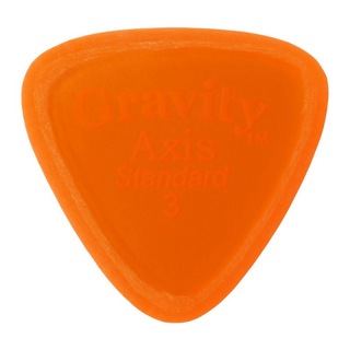 Gravity Guitar PicksAxis -Standard Master Finish- GAXS3M 3.0mm Orange ピック