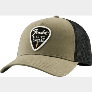 Fender Fender Snap Back Pick Patch Hat -Olive-