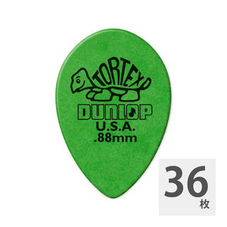 Jim Dunlop423R TORTEX SMALL TEAR DROP 0.88×36枚 ピック