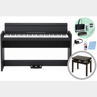 KORGLP-380-BK U (ブラック)【高低自在ピアノ椅子セット】デジタル・ピアノ