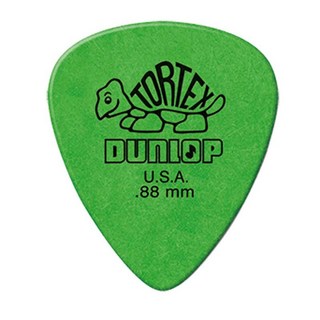 Jim Dunlop 418R Tortex Standard Picks 0.88mm (Green)×10枚セット