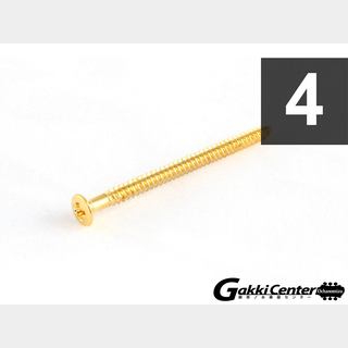 ALLPARTS Pack of 4 Gold Soap Bar Pickup Mounting Screws/7554
