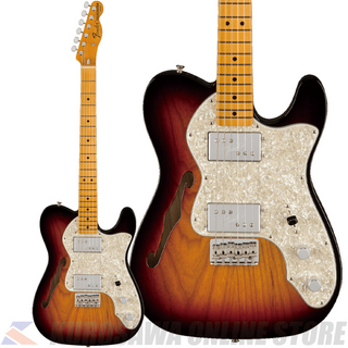 Fender American Vintage II 1972 Telecaster Thinline Maple Fingerboard 3-Color Sunburst (ご予約受付中)