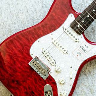 Fender2024 Collection Made in Japan Hybrid II Stratocaster QMT -Quilt Red Beryl-【3.34kg】