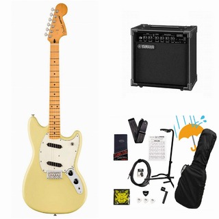 Fender Player II Mustang Maple FB Hialeah Yellow エレキギター YAMAHA GA15IIアンプ付属初心者セットR【WEBSHOP