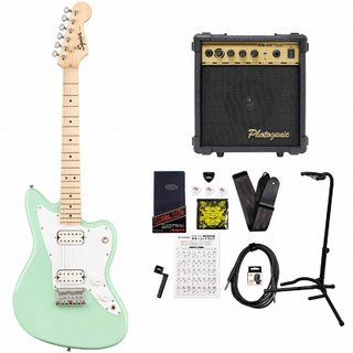 Squier by FenderMini Jazzmaster HH Maple Surf Green ミニギター PG-10アンプ付属エレキギター初心者セット【WEBSHOP】