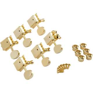 Fenderフェンダー Vintage-Style Strat/Tele Tuners Gold ギターペグ 6個セット