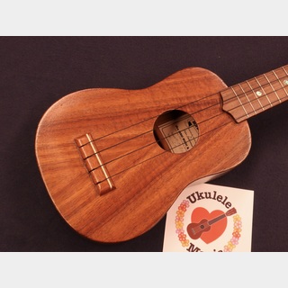 Maui Music Pre-Fire Vintage Curly Koa Soprano Ukulele #5487 