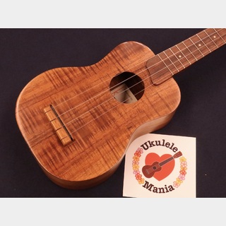 Kamaka MINT! 1980's White Label Curly Koa Soprano #5502