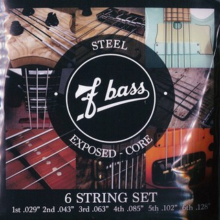 F-bass 【大決算セール】 Stainless Steel Exposed-Core Strings [6st]