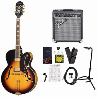 Epiphone Broadway Vintage Sunburst エピフォン ブロードウェイ FenderFrontman10Gアンプ付属エレキギター初心者セ