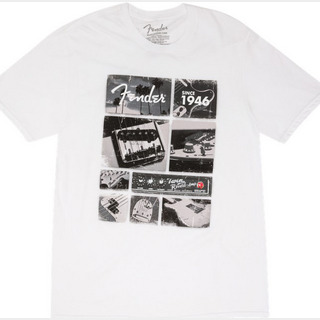 Fender Vintage Parts T-Shirt, White, L 【御茶ノ水本店】