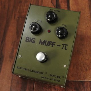 Electro-HarmonixBig Muff Pi SOVTEK Army Green Bubble Font  【梅田店】