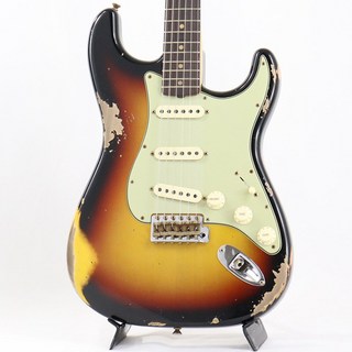 Fender Custom Shop 2024 Limited 1964 L-Series Stratocaster Heavy Relic (Faded/Aged Target 3-Color Sunburst) [SN.L11446]