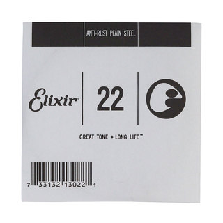 Elixir エリクサー 13022 022弦×4本 ANTI RUST PLAIN プレーン弦 ギター用バラ弦