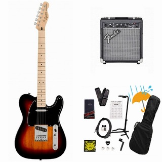 Squier by Fender Affinity Series Telecaster Maple FB BK PG 3-Color Sunburst エレキギター Fender 10Wアンプ付属エレキギ