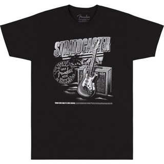 Fender Fender Stratocaster 70th Anniversary Tee Black (M size) [9101292497]