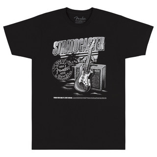 Fender フェンダー Stratocaster 70th Anniversary Tee Black XXL 半袖 Tシャツ