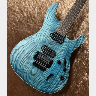 ヘッドレス　エレキギター 青系マーブル模様 24フレット ヘッドレス エレキギター 青系マーブル模様 24フレット