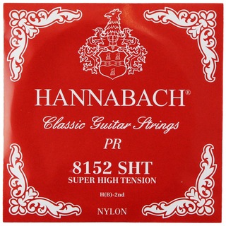 HANNABACHE8152 SHT-Red B 2弦 バラ弦 クラシックギター弦
