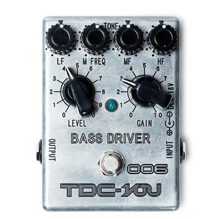 TDC-YOU006 BASS DRIVER《ベース用オーバードライブ》【WEBショップ限定】