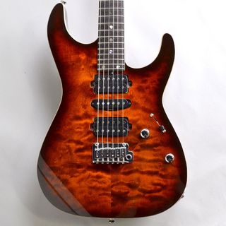 Red House Guitars Seeker S / HSH 24F Tiger Eye S/N:006233