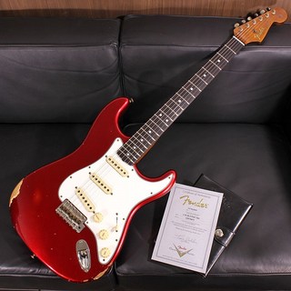 Fender Custom Shop Limited Edition 1964 Stratocaster Relic Aged Candy Apple Red SN.CZ575473