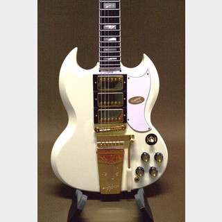 Epiphone 1963 LES PAUL SG CUSTOM VIBROLA (CLASSIC WHITE)