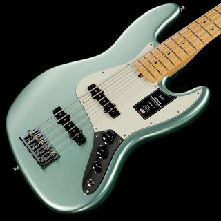 Fender American Professional II Jazz Bass V Maple Fingerboard Mystic Surf Green(重量:4.24kg)【渋谷店】