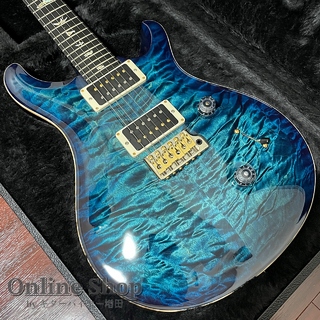 Paul Reed Smith(PRS) USED 2021 Custom 24 10Top Quilt Flame Maple Neck Cobalt Blue