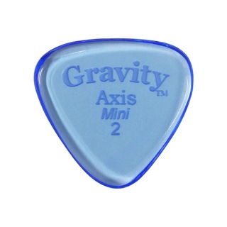 Gravity Guitar PicksAxis -Mini- GAXM2P 2.0mm Blue ピック