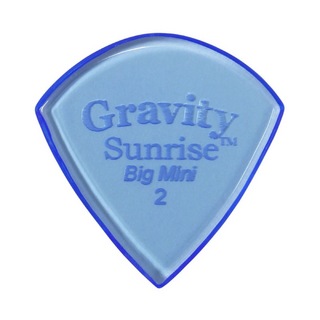 Gravity Guitar Pickssunrise -Big Mini- GSUB2P 2.0mm Blue ギターピック