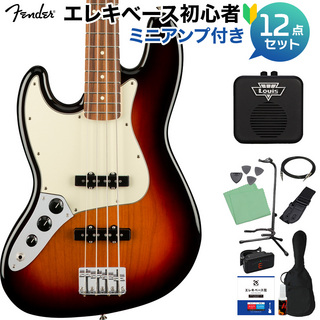 Fender Player JB Lefty 3TS レフティベース初心者12点セット 【ミニアンプ付】