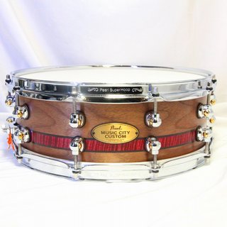 Pearl MCCW1450S/C ＃1013 MUSIC CITY CUSTOM USA Solid Walnuts Snare Drum 14×5 パール 単板ウォルナット スネ
