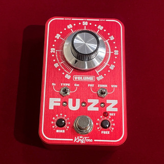 KING TONE GUITAR miniFUZZ V2 Red 【限定カラー】【SiとGeのサウンドを1台に!】