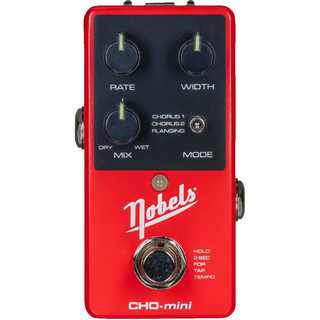 Nobels、ミニ・サイズのステレオ空間系ペダル3種を国内発売コーラス