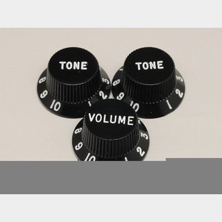 Fender Vol & Tone Knobs Black 099-1365-000【新宿店】