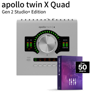 Universal Audio Apollo Twin X QUAD Gen2 Studio+ Edition オーディオインターフェイス