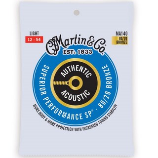 Martin Authentic Acoustic SP 80/20 Bronze MA140 [Light/12-54]
