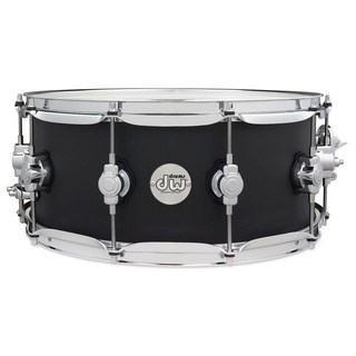 dwDDLM0614SSBL [Design Series Maple Snare， 14''×6'' / Black Satin]